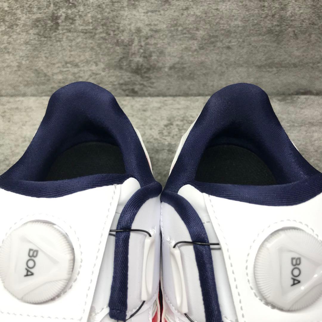 【未使用】asics BOA 安全靴 1273A029 26㎝ 白/紺/赤