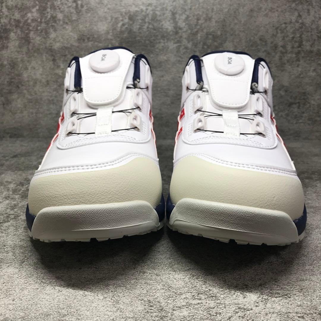 【未使用】asics BOA 安全靴 1273A029 26㎝ 白/紺/赤