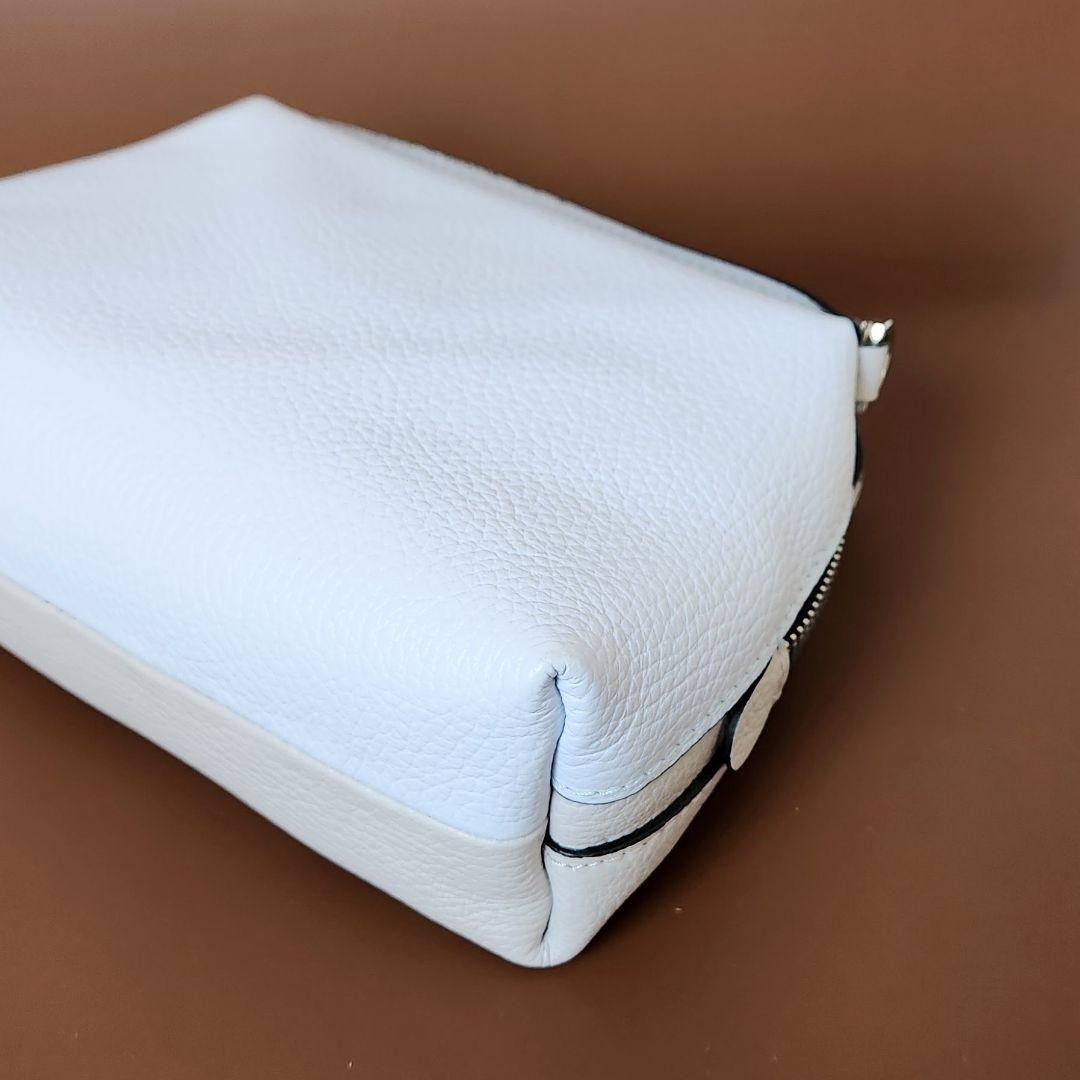 《美品》ジャンニキアリー二 バイカラー ショルダーバッグ アリファS