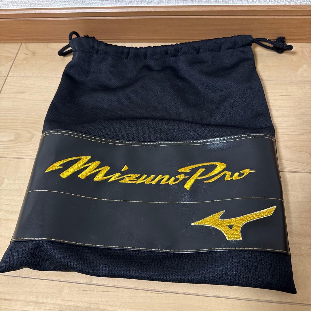 【美品】右投用 ミズノプロ グローブ 復刻版 Mラベル 軟式用