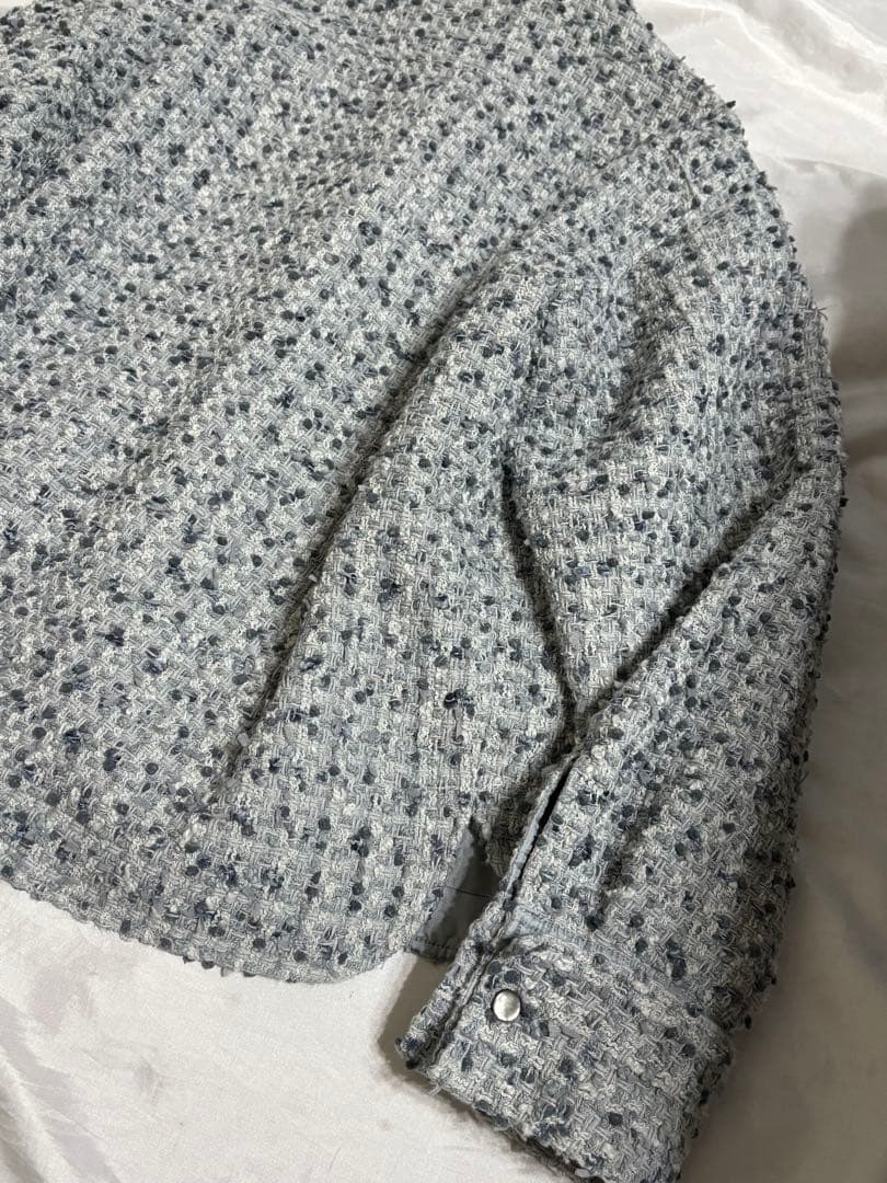 最終✳︎シーマリー cccmalie 美品 ツイードシャツジャケット 38