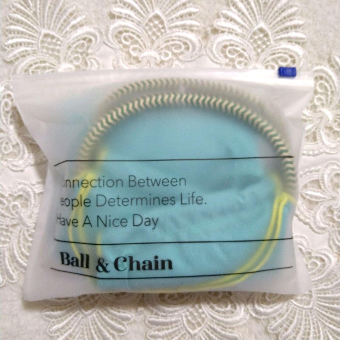 【未開封】ボールアンドチェーン×カフェタナカ　ベージュ＆グリーン☆2個セット