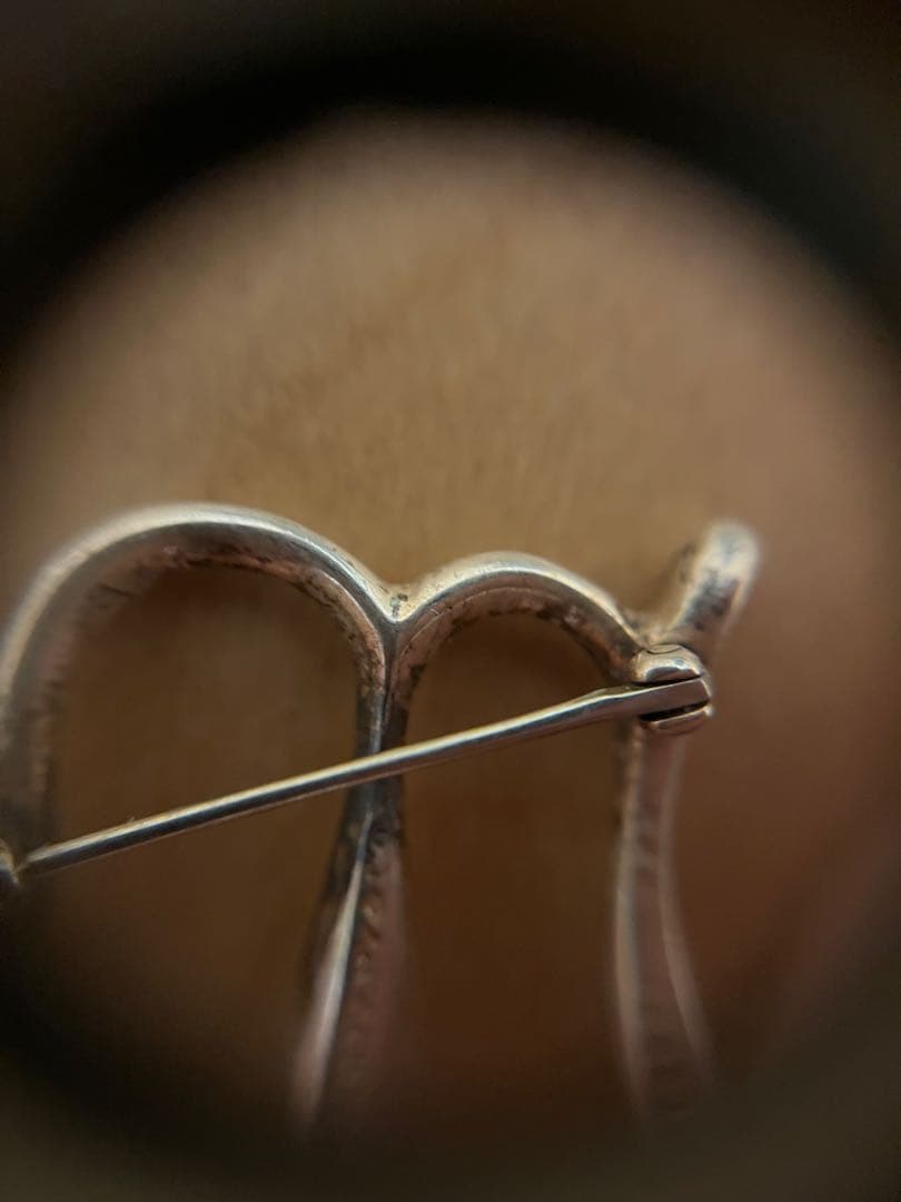 ティファニー イニシャルM ブローチ ラージ 925