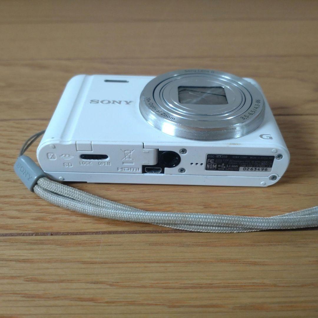 ソニー　デジタルカメラ　Cyber shot DSC-WX350 白