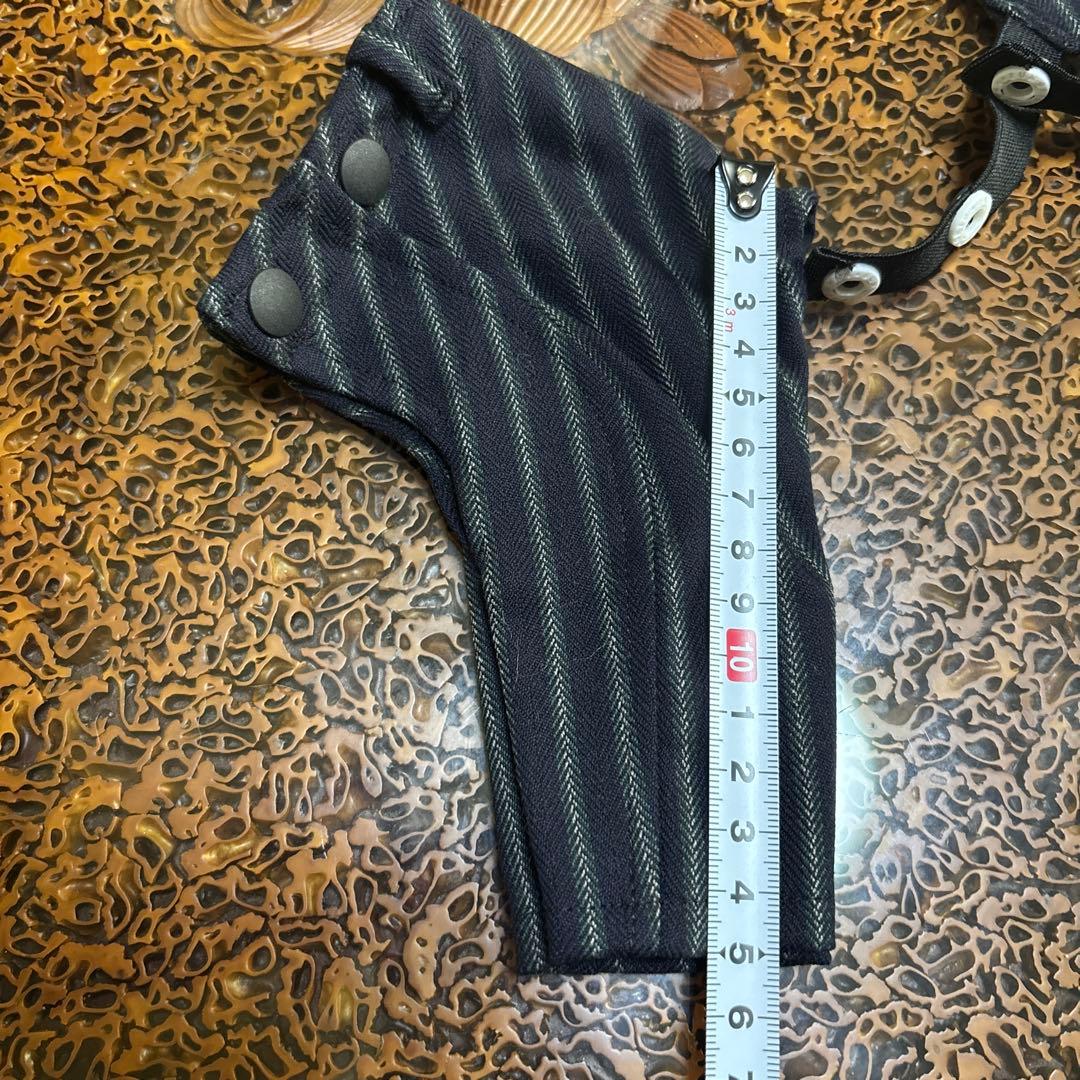 パピリーヒルズ 犬服 Tuxedo set up 黒と白のストライプ