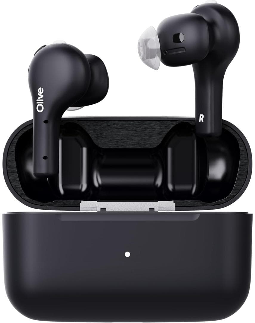 ❤匿名配送❤ Olive Air Black 黒 高性能集音器 自分で調整できる