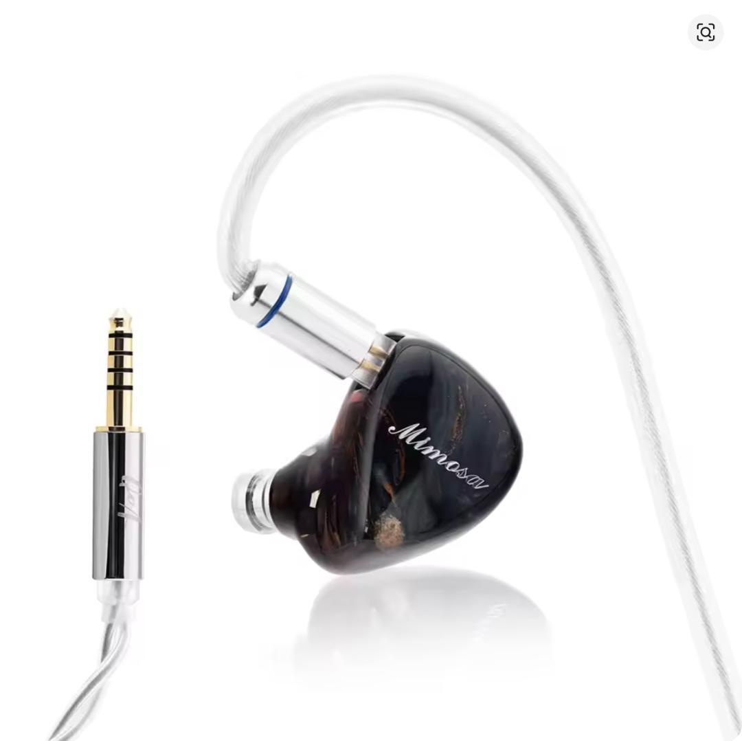 【新品未開封】QoA Mimosaブラック 4.4mm 海外限定版 有線イヤホン