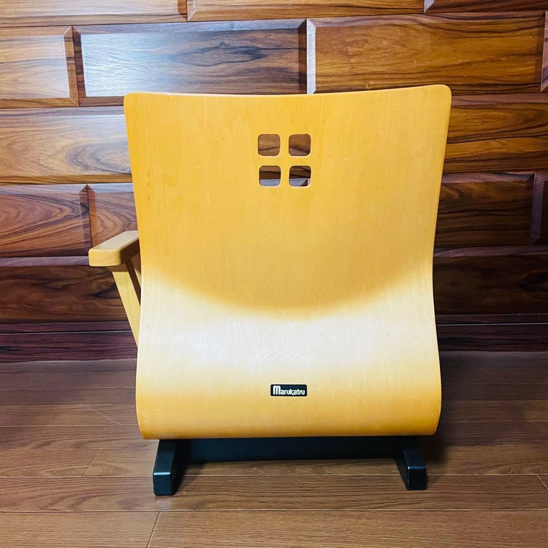 【超希少】マルカツ 高座椅子 肘置き アームチェア 旅館 2脚セット ピンク