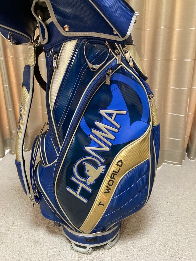 ホンマ 本間キャディバッグ 中古 青 9型