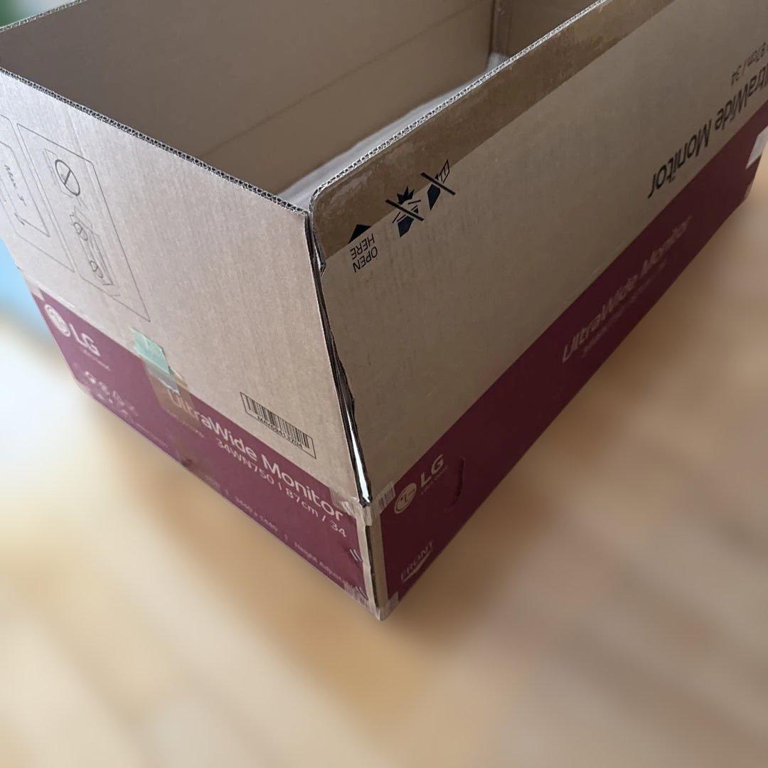 LG ウルトラワイドモニター　34インチ　34WN750-B