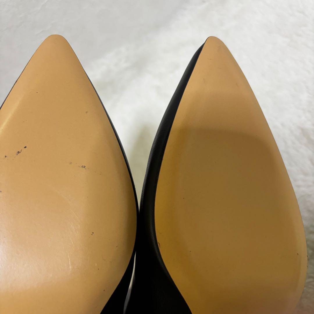 【美品】ファビオルスコーニ 24 ポインテッドトゥ ショートブーツ サイドジップ