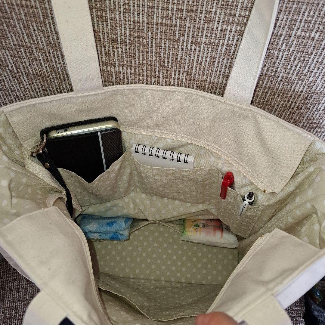 ポケットいっぱいトートバッグ他3商品　ハンドメイド