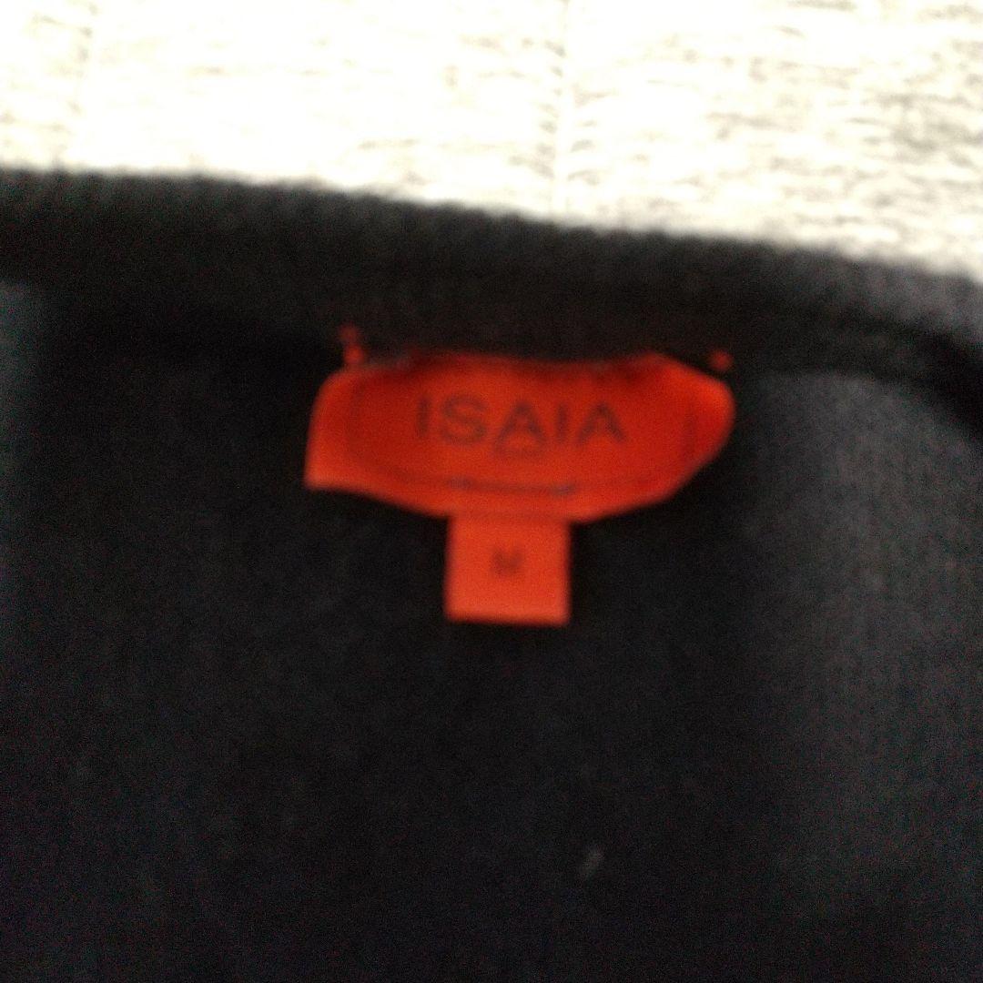 ISAIA ダーク ネイビー ニットセーター M