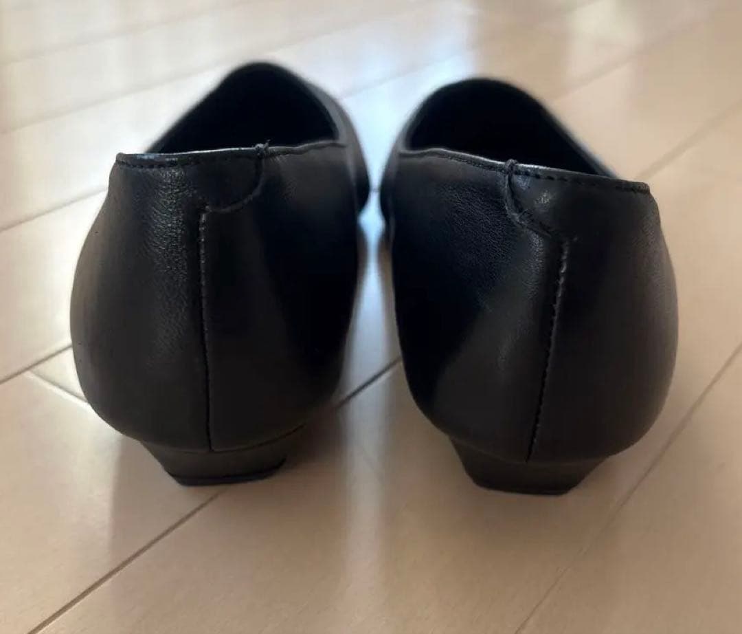 ヤマダヤ　Aga アーガ　パンプス　羊革　ブラック