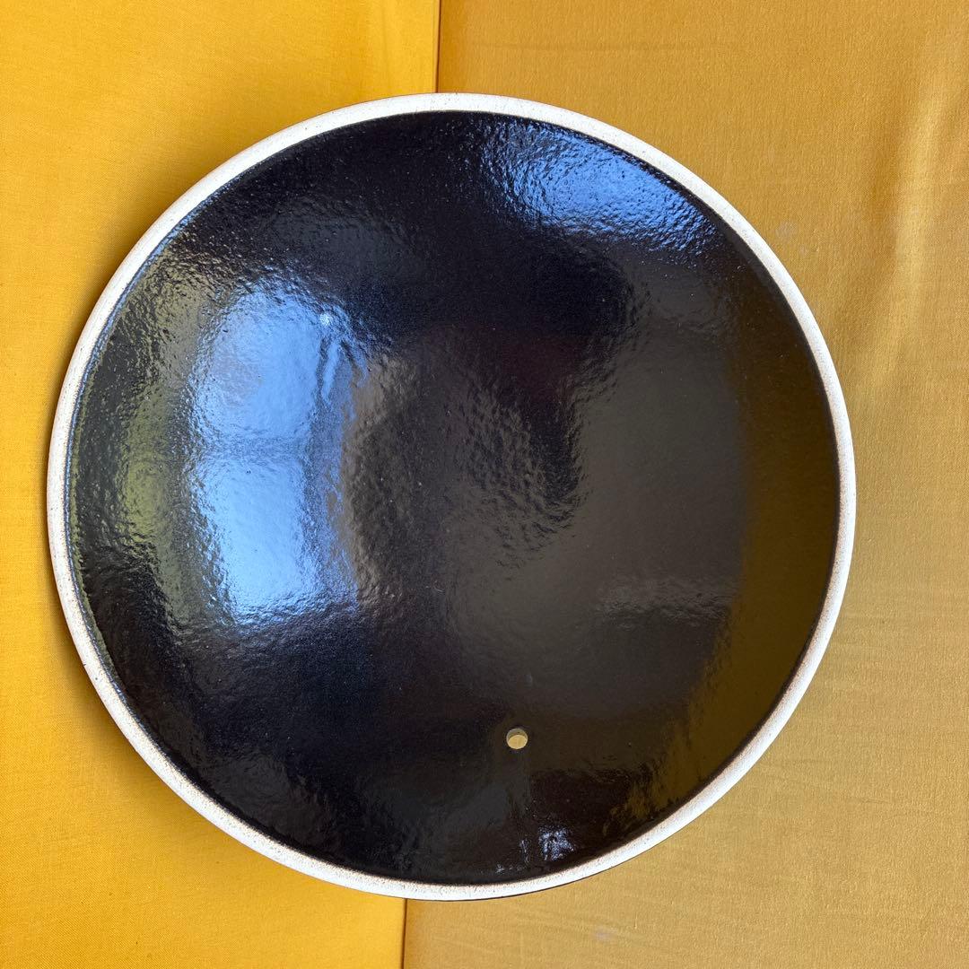 土鍋伊賀焼10.5号深鍋黒釉艶消