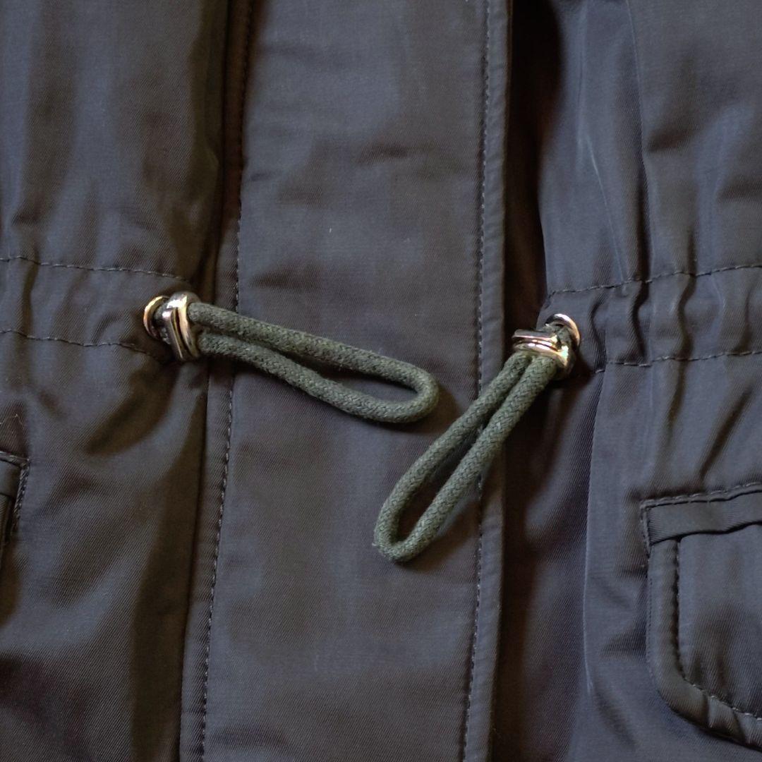 ZARA　フーデットファーコート　裏ボアレオパード　大きいサイズ　XL相当　美品