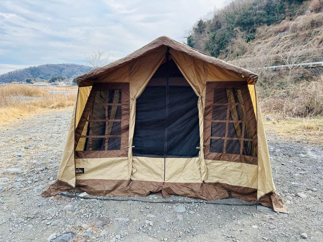 小川テント　オーナーロッジ タイプ78R 設営3回、宿泊1泊のみ