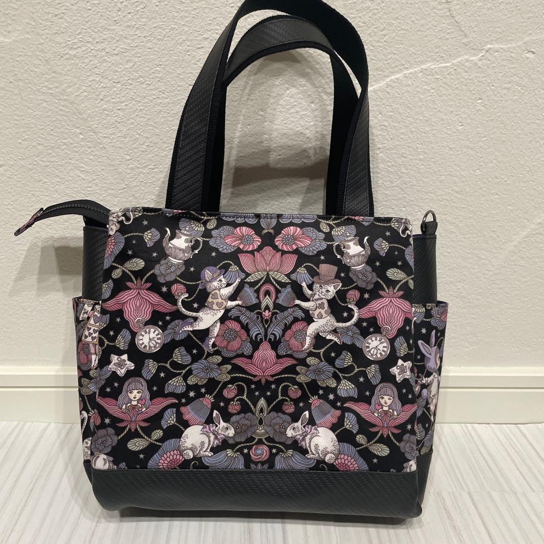 ジョリーフルール 3roomスクエアバッグ・M