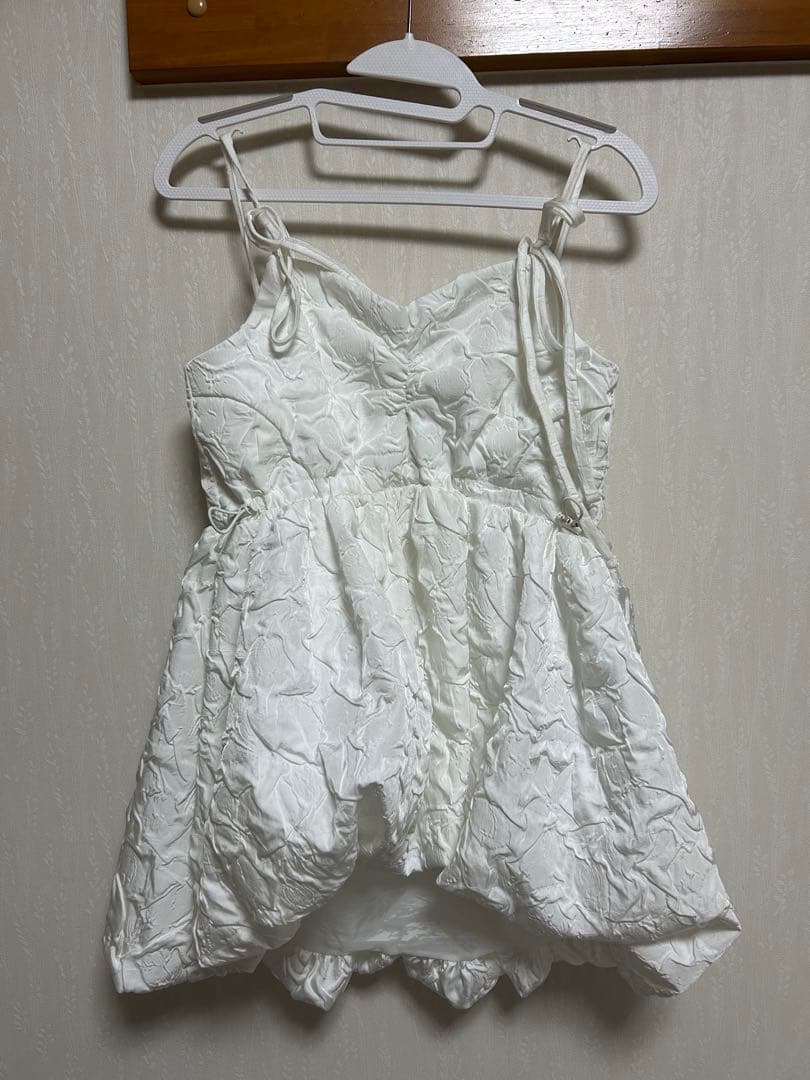 定価15600円 POPPY BALLOON CAMI TUNIC ホワイト