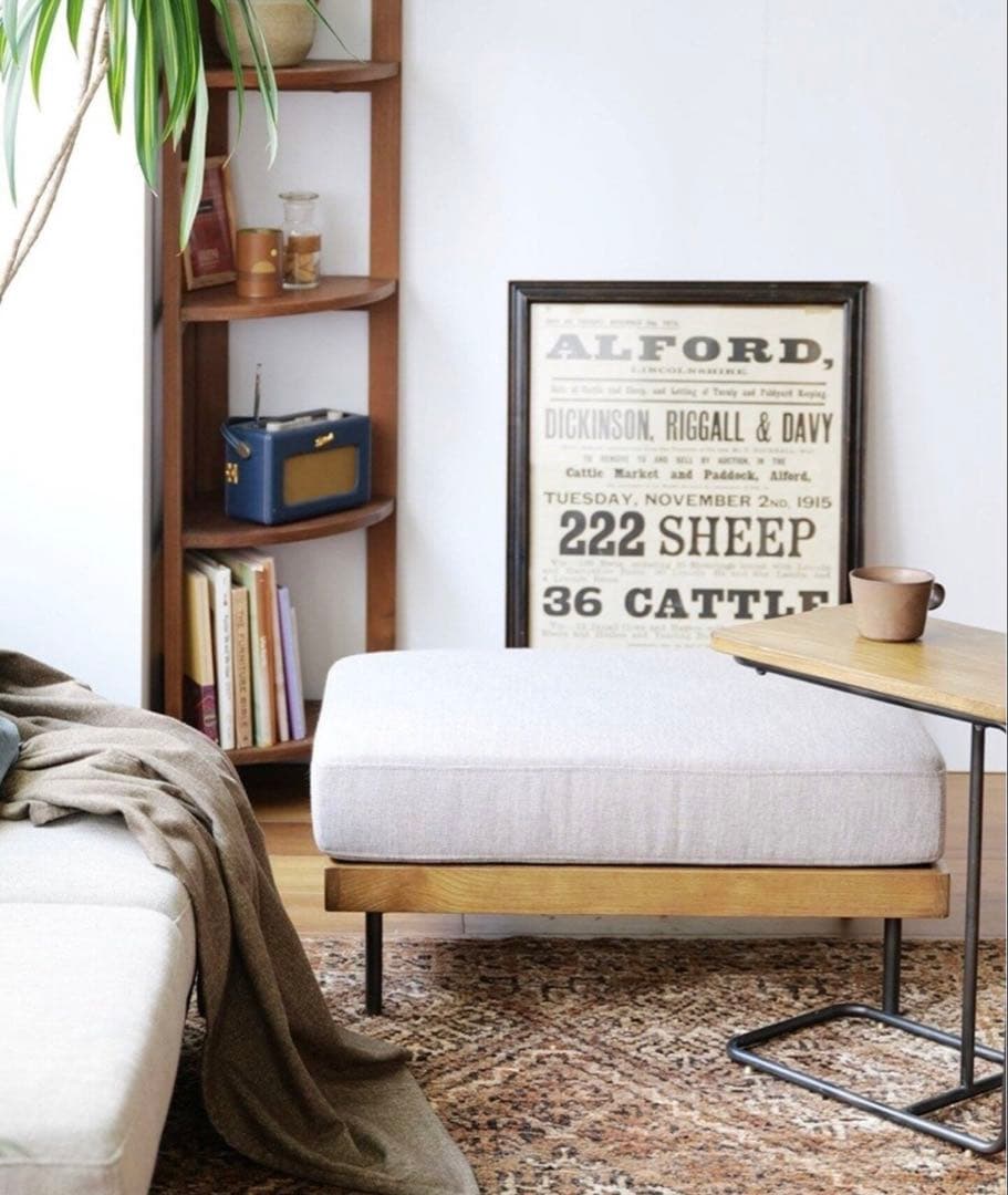 LILLE OTTOMAN 2NDリルオットマン ベージュ60.5x79.5cm