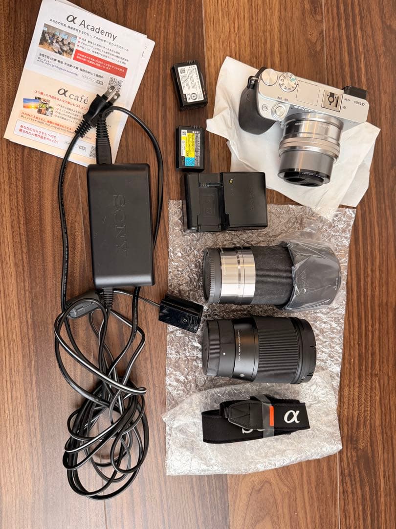 SONY α6400 ダブルズーム+SIGMA16 セット バラ売り不可