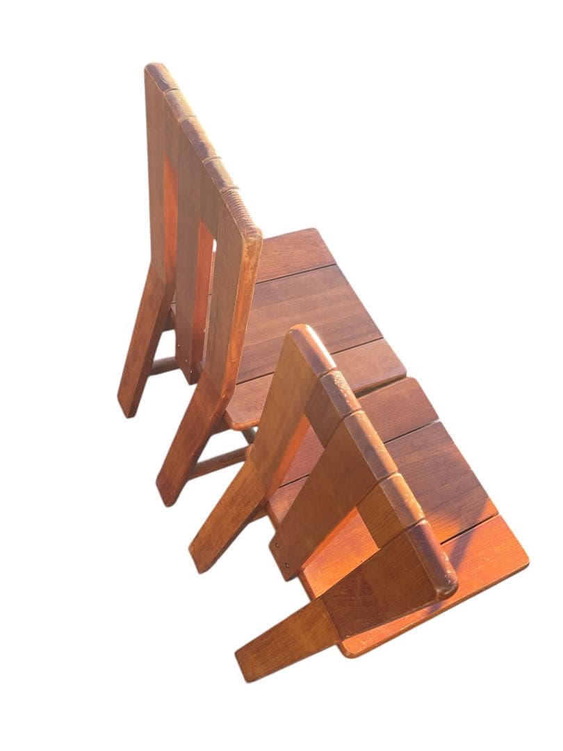 CANADIAN 木製ダイニングチェア 2脚セット