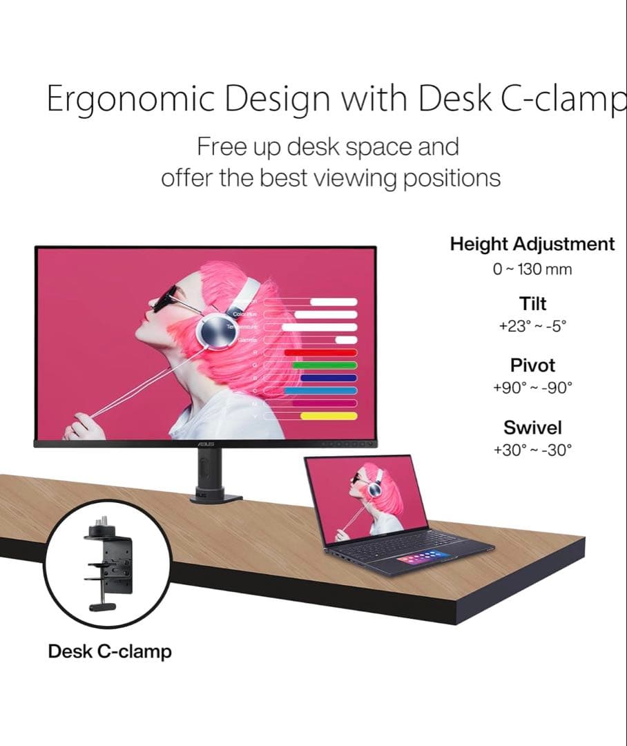 ASUS ProArt 32インチ 4K UHD モニター