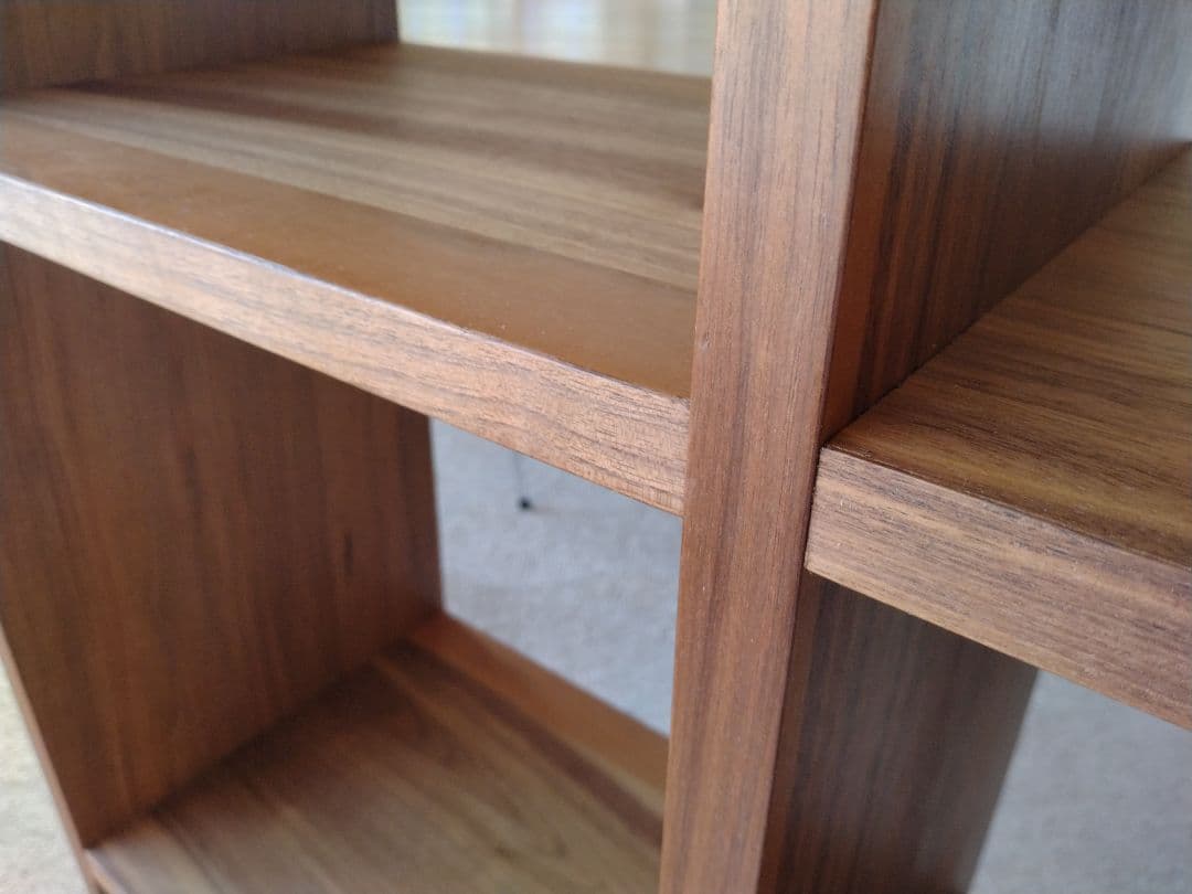 【美品】MUJI無印良品 スタッキングシェルフ3×2/ウォルナット材/ラック棚