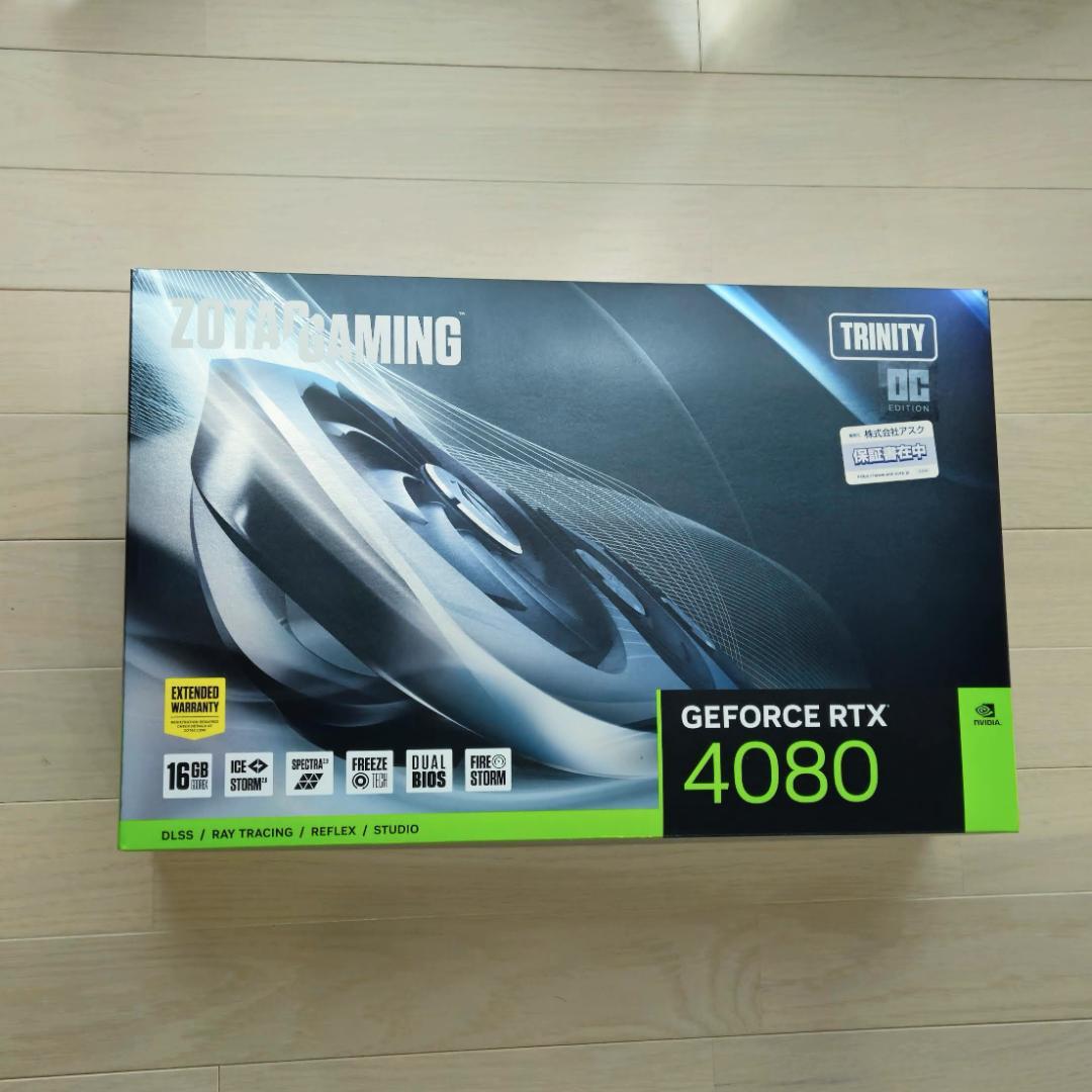 ENGLISH OK★ZOTAC RTX 4080 付属品完備/完動品/即日発送