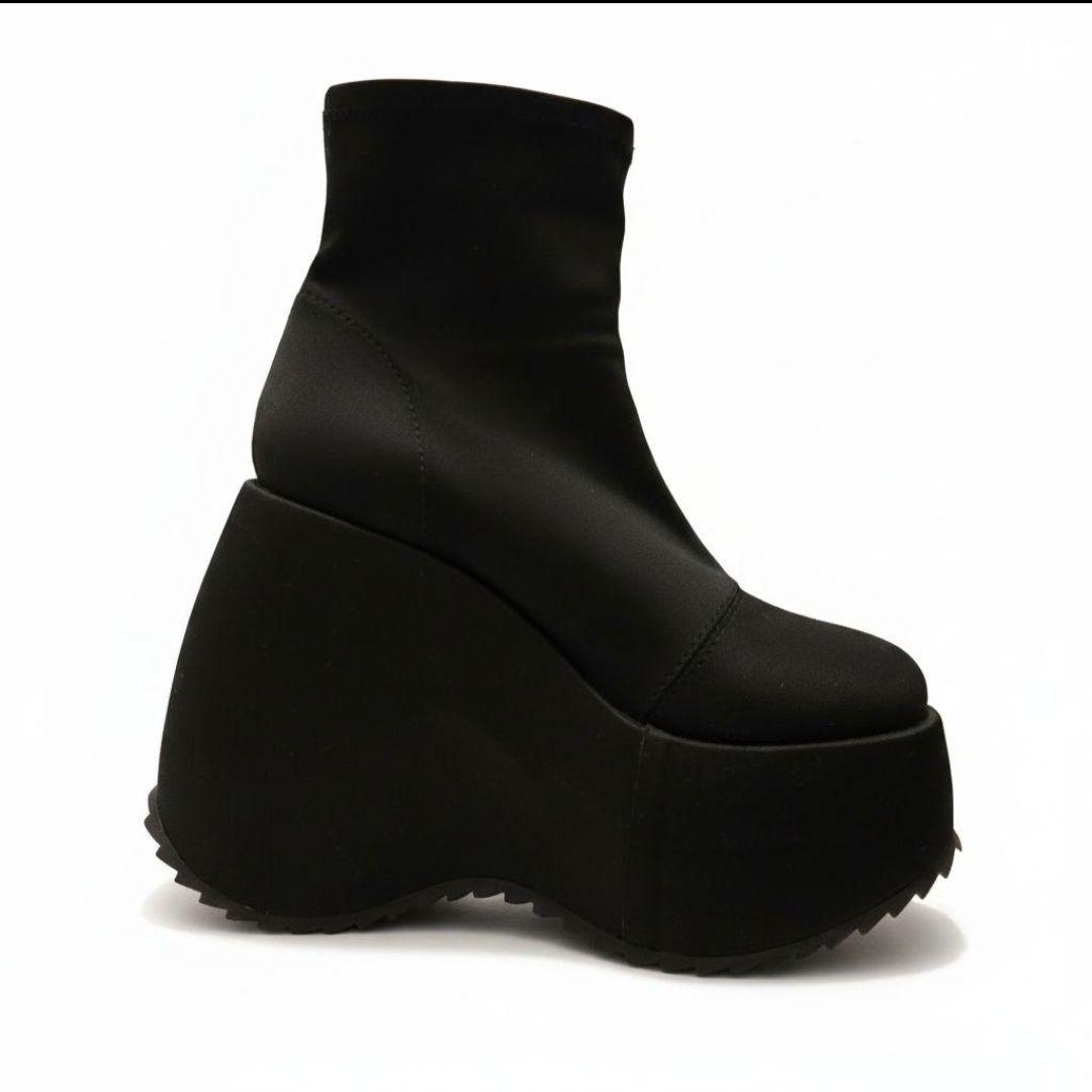 【美品】YELLO PLATFORM SHORT BOOTS 厚底