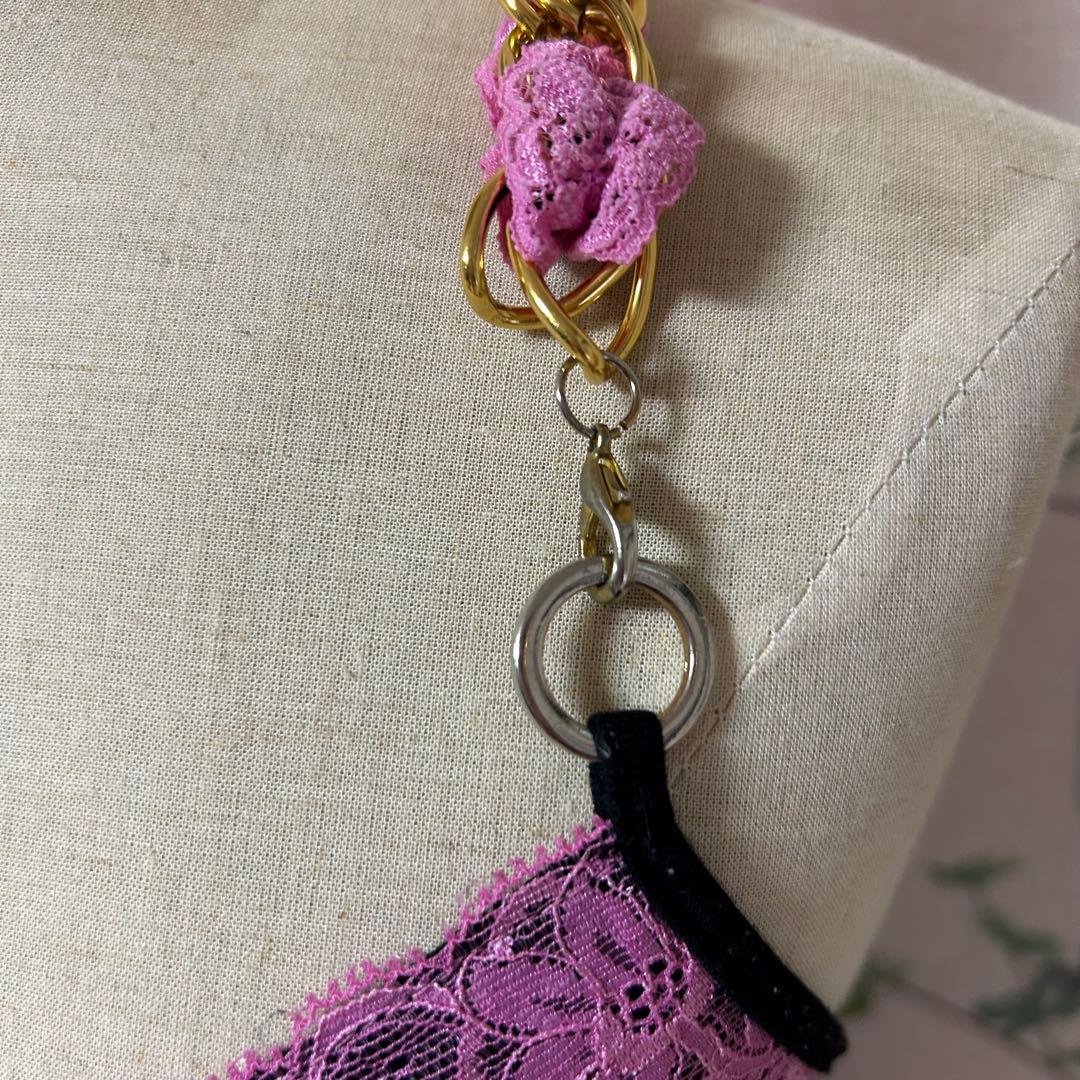 MARS レア　レースおりぼんチェーンキャミ