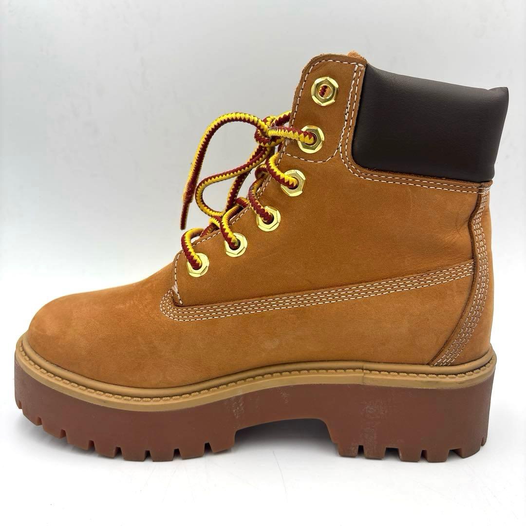 美品✨ティンバーランド 6インチ ブーツ 厚底【23.5】キャメル A99162