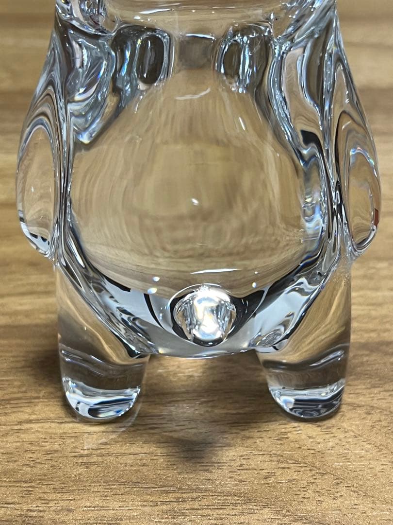 【美品】Baccarat バカラ くまモン フィギュア クリスタル 置物