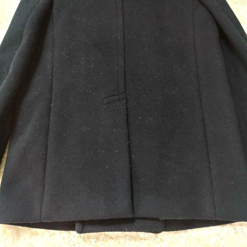 HYKE　ハイク　ピーコート　Pコート　ウール　羊毛　ネイビー　green　２