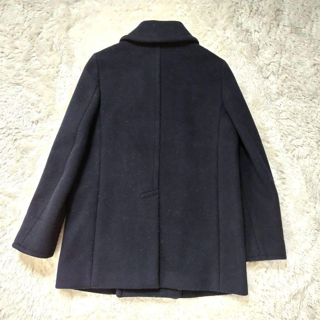 HYKE　ハイク　ピーコート　Pコート　ウール　羊毛　ネイビー　green　２