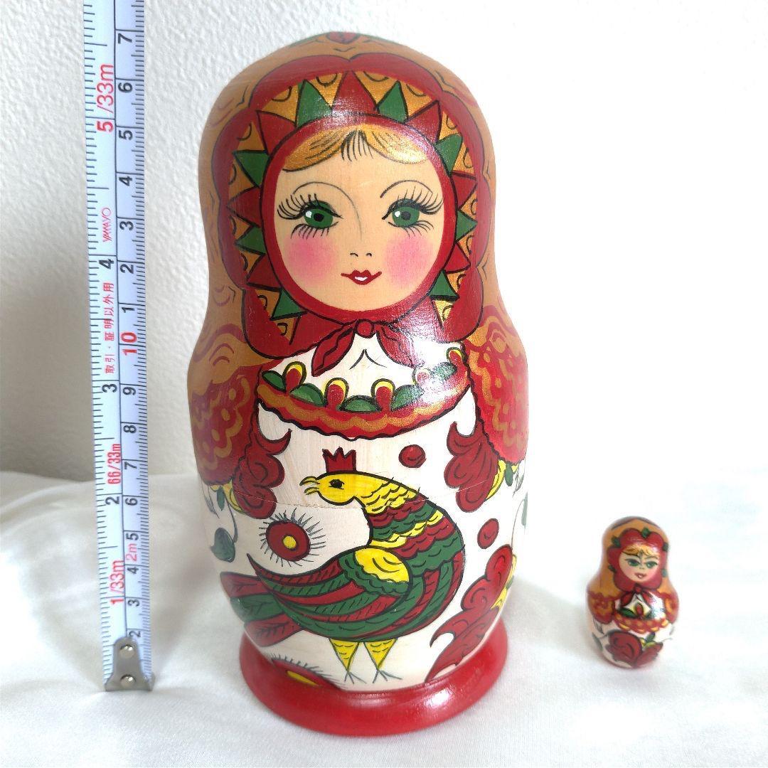 【美品】マトリョーシカ 5ピース ロシア