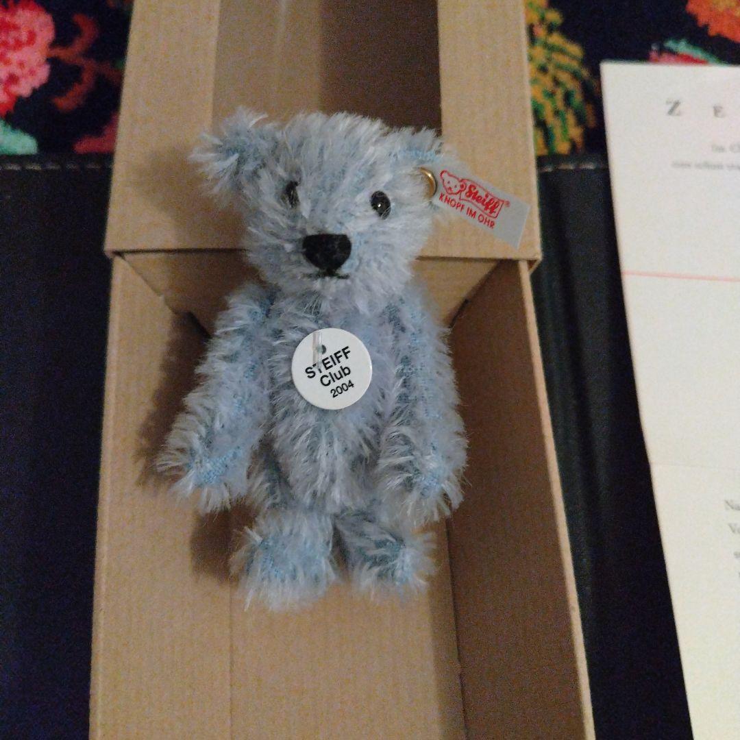 ★Steiff Club 2004　テディベア　約10cm　保証書あり　箱入り