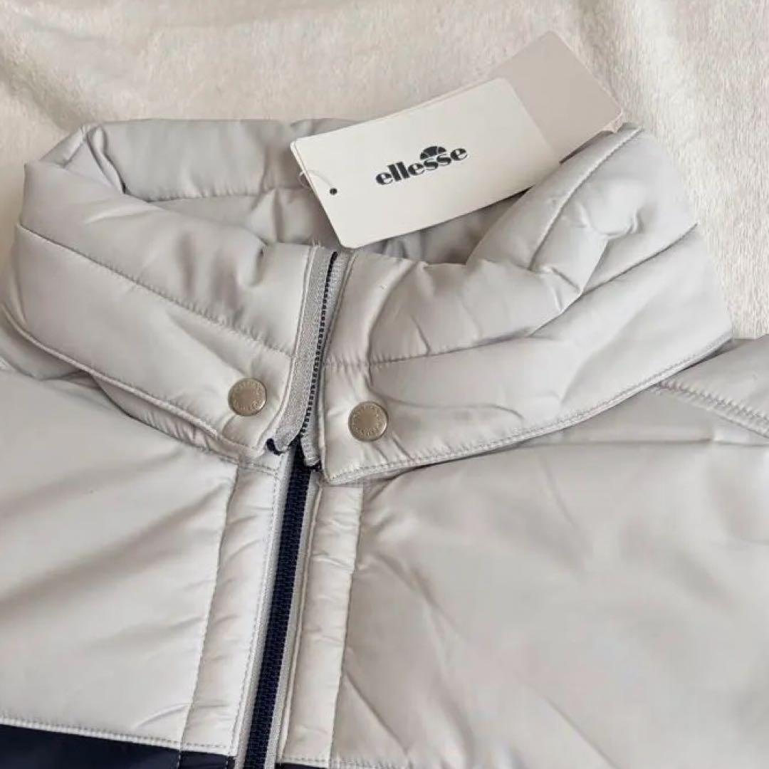 最終値下げ‼︎新品【ellesse】エレッセ 中綿ジャケット グレー/ネイビー