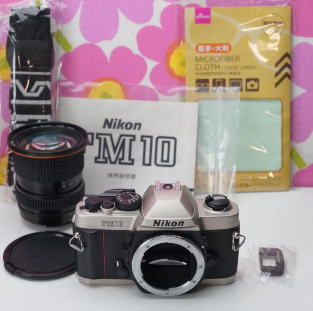 カメラ女子に❤️FM10❤️24-40mmF2.8付❤️ニコン最後のMFフィルムカメラ