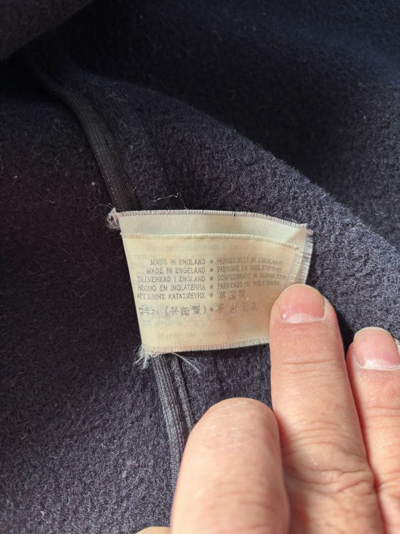 Gloverall クラシック80年代ヴィンテージ黒タグ　ダッフルウールコート