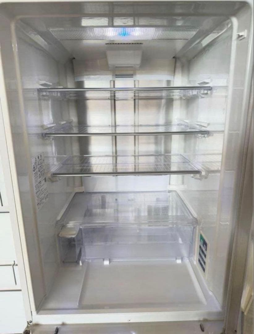 2014年式 424L シャープ 冷蔵庫 SJ-PW42Y-S