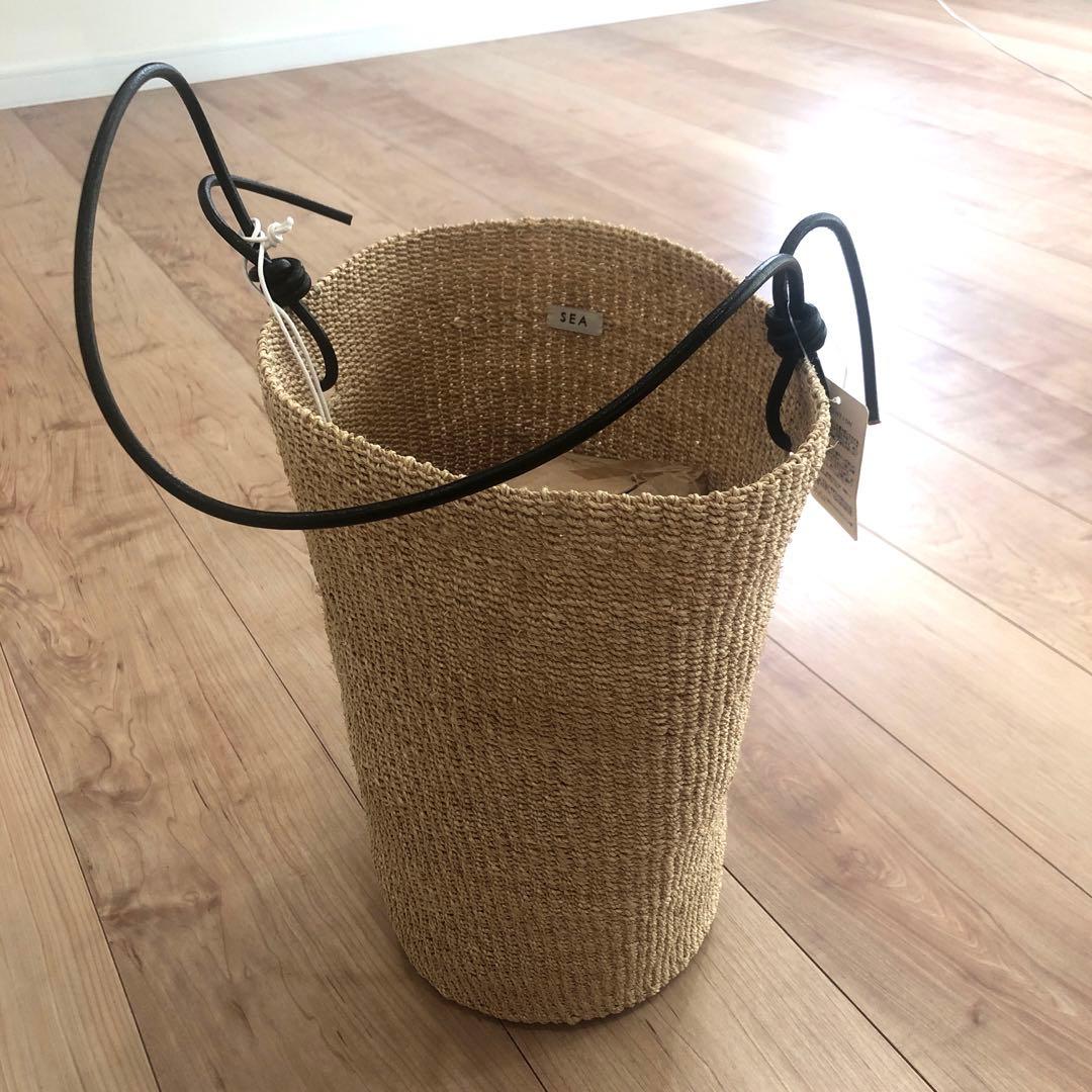 SEA かごバッグ　新品　Black M