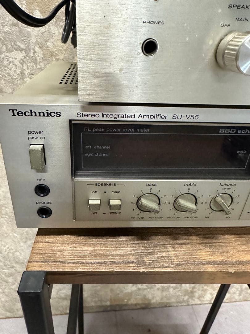 Technics ステレオ　アンプ SU-3000 & SU-V55