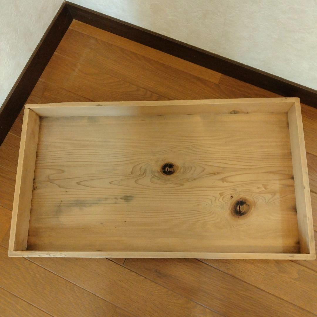 昭和レトロ　もろぶた　餅箱　蓋付き 5段　焼印　木製　古道具