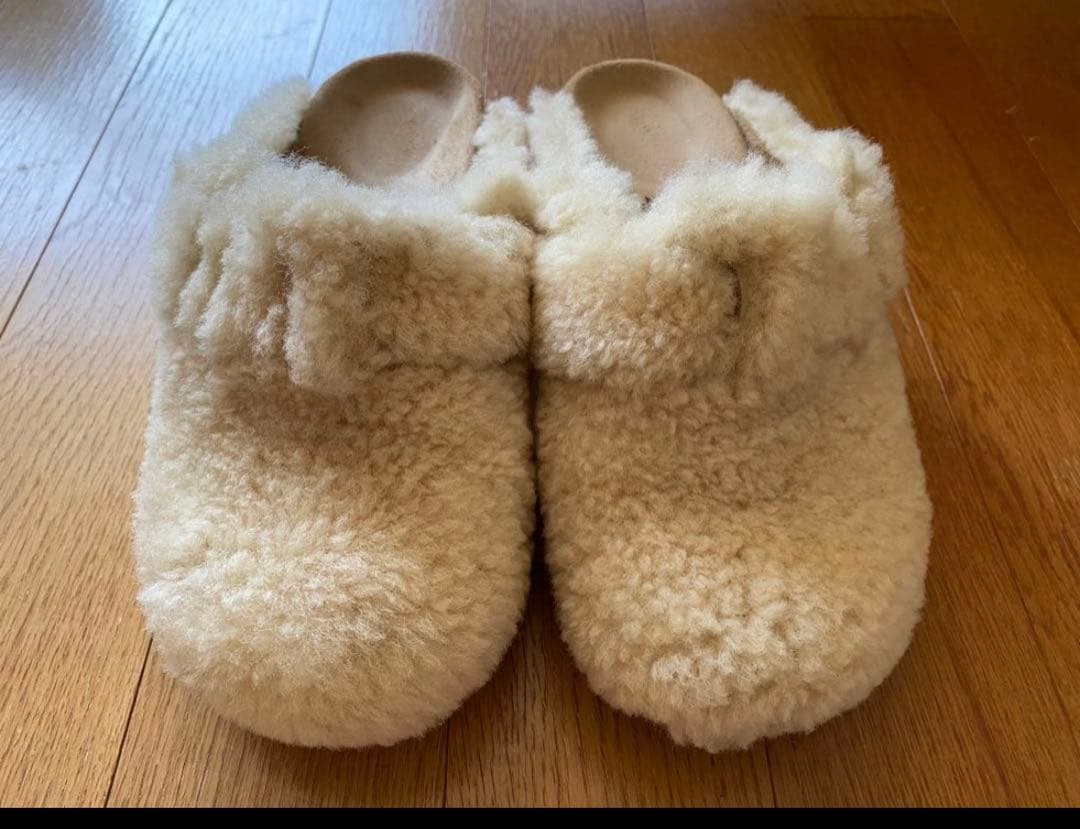 ★BIRKENSTOCK【パピリオ】36ファニー テディエッグシェル　美品