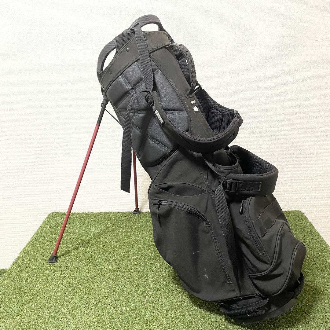 大人気！ブリーフィング　キャディバッグ　CR-2　4分割　スタンド式　軽量　黒