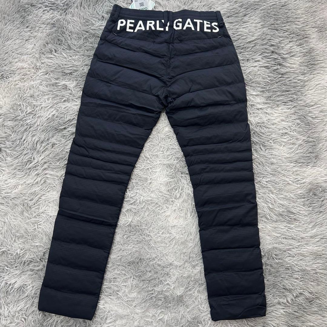 新品　パーリーゲイツ　パンツ　中綿　ストレッチ　防寒　ネイビー　サイズ4
