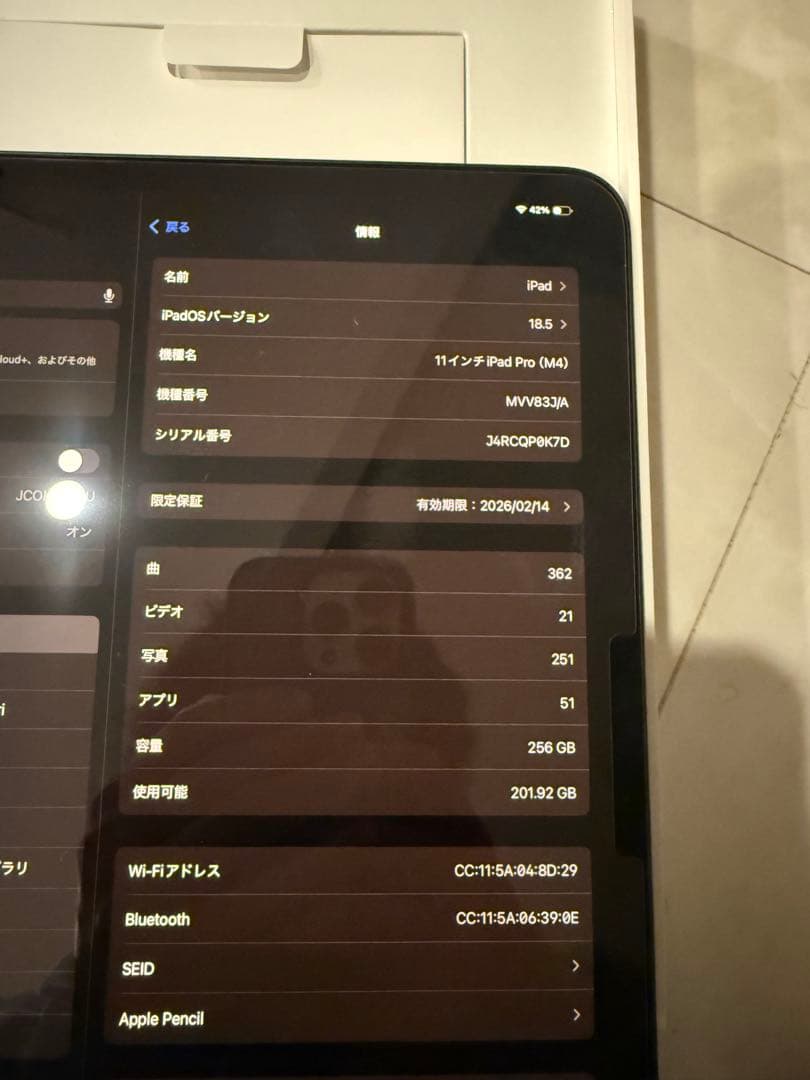 iPad Pro M4 11インチ