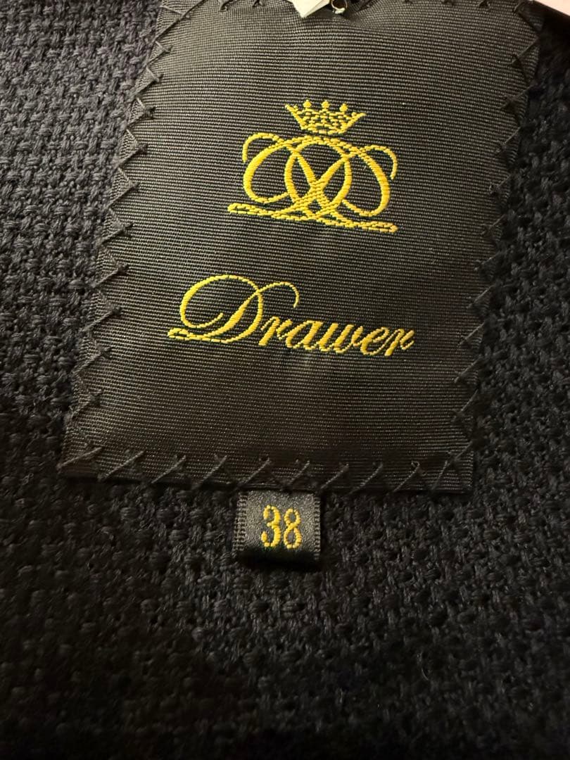 Drawer 176,000円22A/W ウールナナコケヌキノーカラーコート