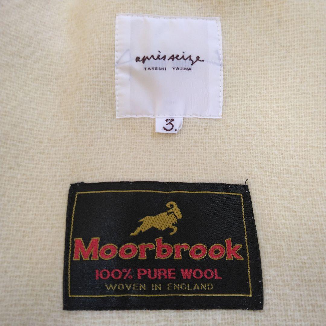 美品 MoorBrookムーアブルック　ダッフルコート　ヘリンボーン　Lサイズ